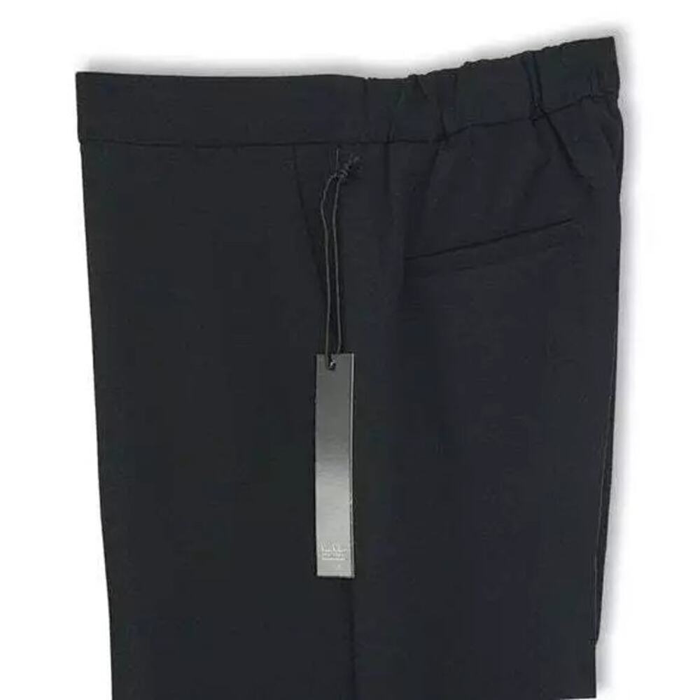 New Nicole Miller Women's High Rise Wide Leg Capri Career Pants - Picture 3 of 6
